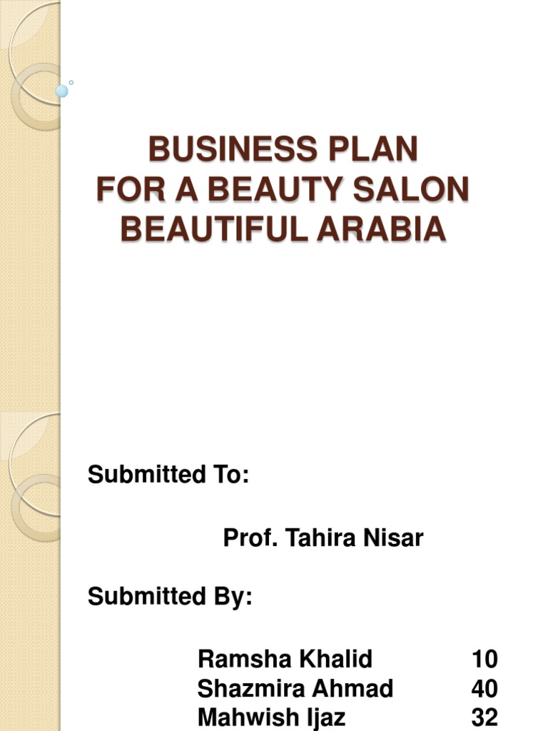 Beauty Salon Business Plan Overview | PDF | Profit (Accounting) | Expense