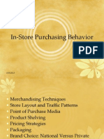 In-Store Purchasing Behavior