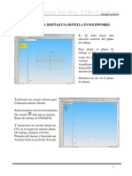 Proceso para diseñar una botella en SolidWorks