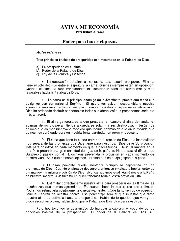 Poder Divino para Hacer Riquezas | PDF | Bendición | Noé