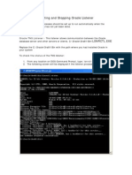 Start Stop TNSListner in Oracle