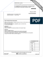 5070 s05 QP 2 PDF