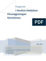 Aplikasi Analisis Kebijakan Penanggulangan Kemiskinan 20110901 PDF