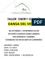 Cartell Dansa Del Ventre