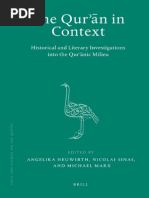 Download Angelika Neuwirth Nicolai Sinai Michael Marx the Quran in Context Texts and Studies on the Quran 2009 by iftiswelt SN179375116 doc pdf
