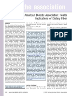 Health Implications of Dietary Fiber PDF