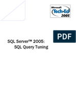 SQL Query Tuning