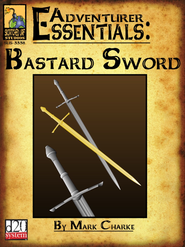 Skotched Urf Adventurer Essentials Bastard Sword Sword Blade Weapons