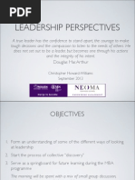 Leadership Perspectives