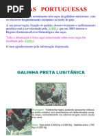RAÇAS de galinhas portuguesas