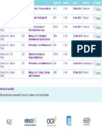 Exam Timetable