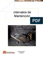 Mantenimiento LHD intervalos máquina mina