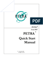 36557630 PETRA Quick Start Manual