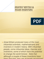 The Greatest British & American Inventors
