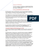 Batalla de Pichincha 24 de Mayo de 1822 Resumen