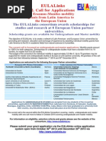 Becas Erasmus Mundus Proyecto European Union Latin America 