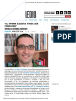 "El Humor Racista Puede Ser Peligroso" - Dedomedio El Placer Es Tuyo PDF