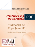 Almacen Costos Ropa