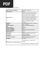 Protocolo Fundamentos de Economia 2012