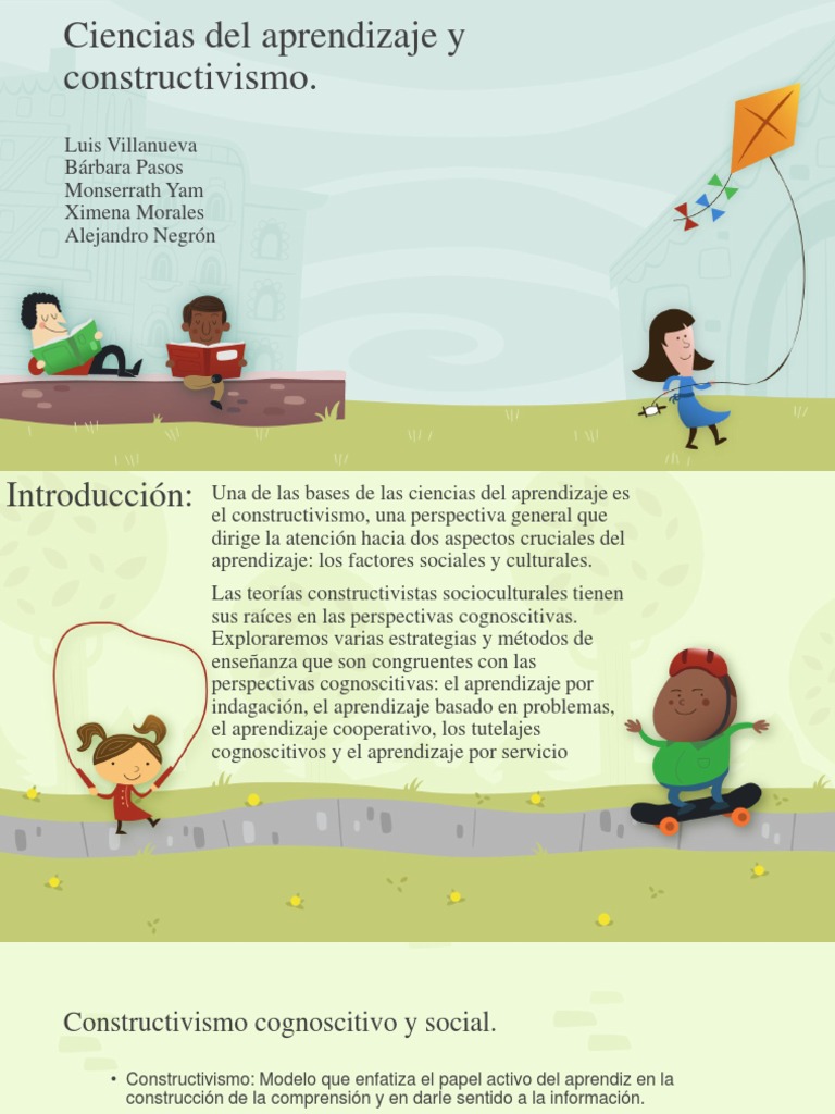 Constructivismo y Aprendizaje Efectivo | PDF | Constructivismo ...