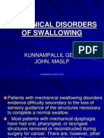 MECHANICAL DISORDERS OF SWALLOWING - PDF / KUNNAMPALLIL GEJO