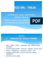 Italveco - Plantas de Potabilización y Tratamiento de Aguas Residuales
