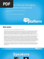 Advanced Testing & Debugging: Getting The Most From The Developer Console