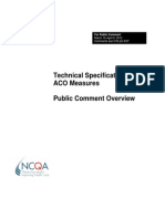 Technical Specifications For ACO - HEDIS ECT PDF