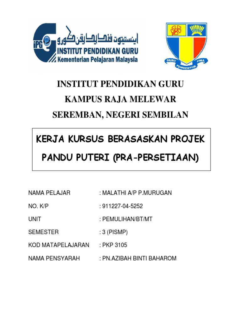 Ikrar Persetiaan Pandu Puteri Tunas Pdf