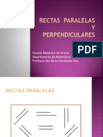 4º y 5º Rectas Paralelas y Perpendiculares