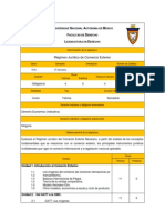 Regimen Juridico de Comercio Exterior