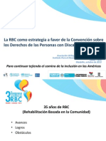 La RBC Como Estrategia A Favor de La Convención Sobre Derechos de Las Personas Con Discapacidad - Francisco Morales