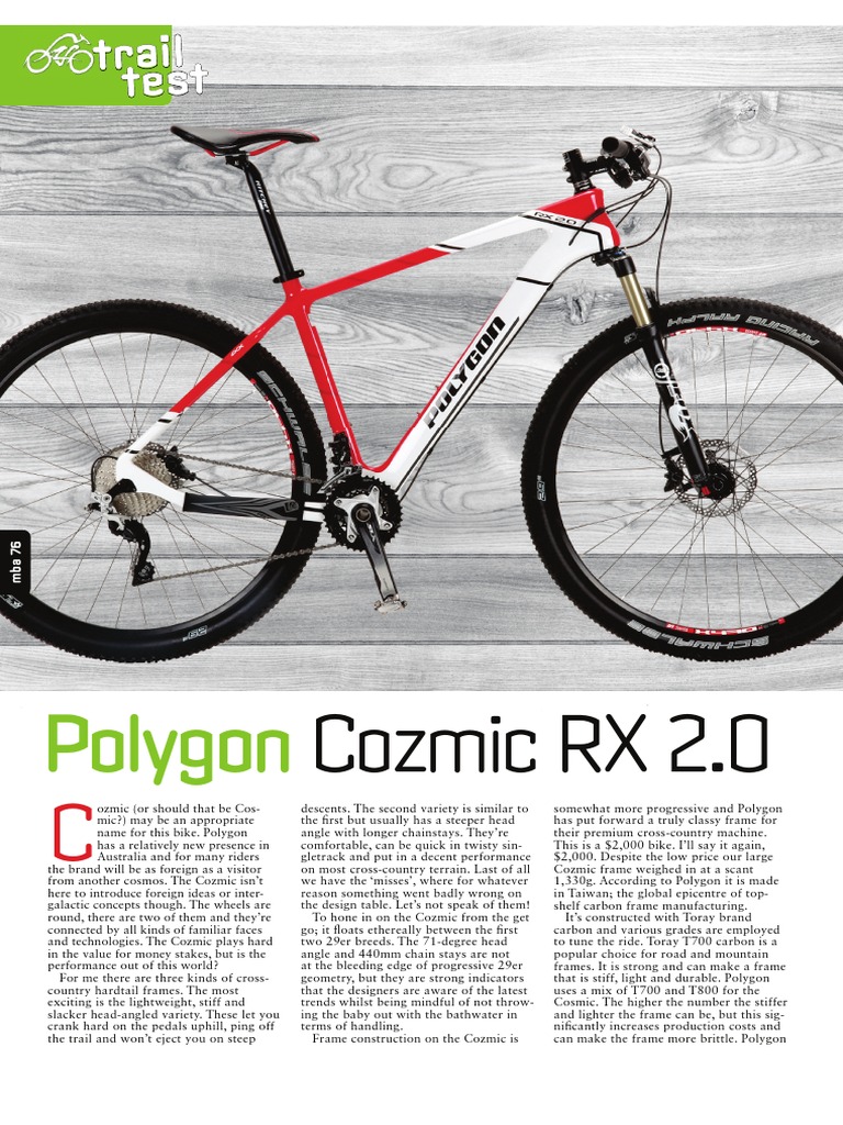 frame polygon cozmic carbon