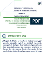 Washington Sánchez - Apoyo de Caso N° 2 Ginecología