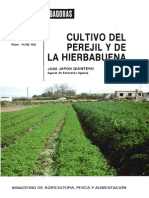 Cultivo Del Perejil y La Hierbabuena