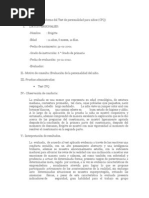 Download Informe del Test de personalidad para nios by Juana Elisa Dioses Rizzi SN179510822 doc pdf