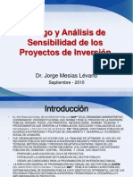 Riesgo y Análisis de Sensibilidad de Los Proyectos