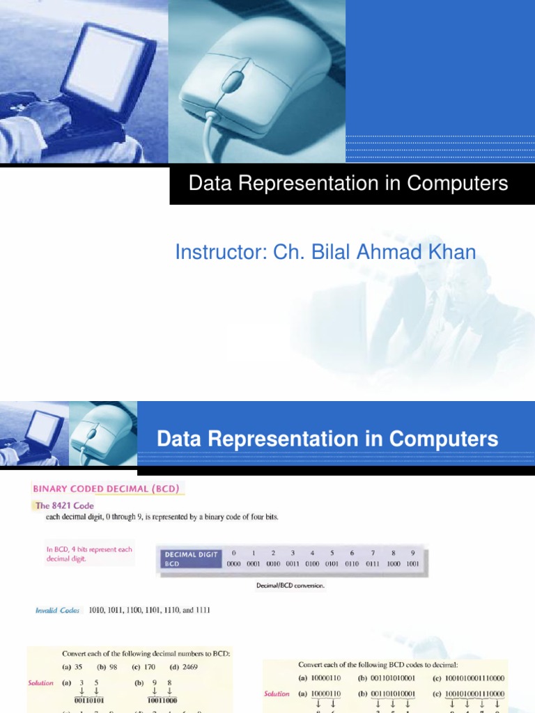 computer data representation pdf
