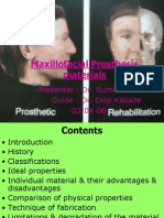 6.Maxillofacial Prosthesis Materials
