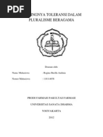 Download Makalah Pkn toleransidocx by sheillar1791 SN179529711 doc pdf