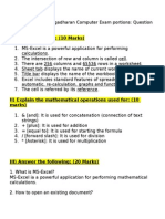 Computer Exam Portions