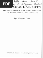 Download Cox - Secular Citypdf by WanAdliWanRamli SN179532516 doc pdf
