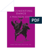 Documenting Dance A Practical Guide