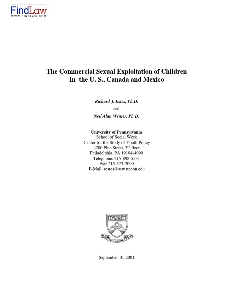 The Commercial Sexual Exploitation of Children | PDF | Sexual Slavery ...