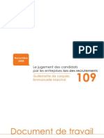 109-Jugement Candidats Entreprises Recrutements