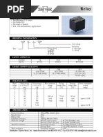 LU-5-R Relay Pinout and Specs | PDF | Alternating Current | Relay