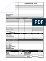 Saipem CV Format