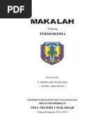 Download makalah Termokimia by Azizun Hakim SN179550704 doc pdf