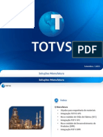 Setembro13 TOTVS Upgrade 2013 - Protheus - Manufatura