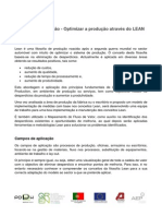 Gestão Da Produção - Optimizar A Produção Através Do LEAN